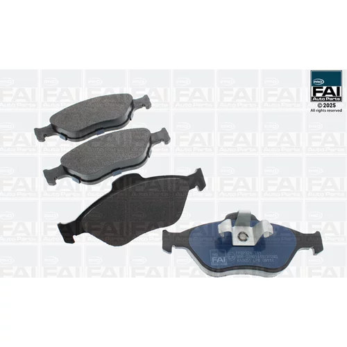 Sada brzdových platničiek kotúčovej brzdy FAI AutoParts FPBP324