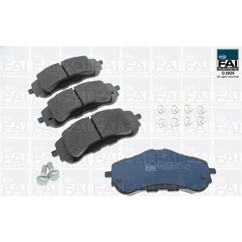 Sada brzdových platničiek kotúčovej brzdy FAI AutoParts FPBP622