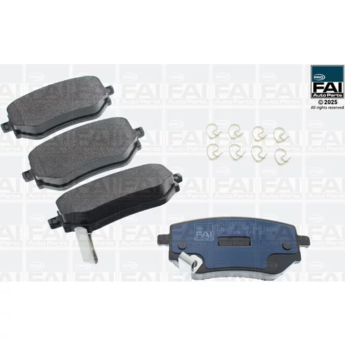 Sada brzdových platničiek kotúčovej brzdy FAI AutoParts FPBP700