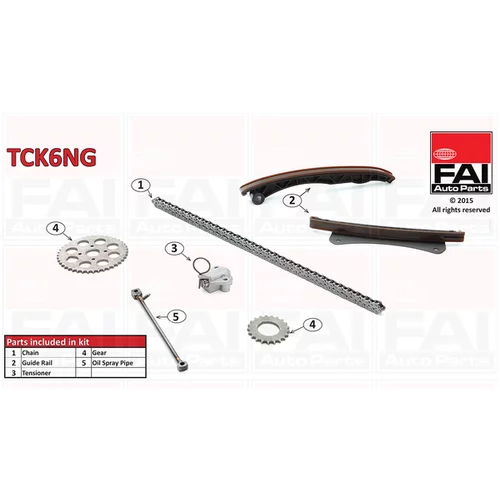 Sada rozvodovej reťaze TCK6NG (FAI AutoParts) - obr. 1