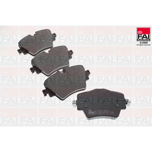 Sada brzdových platničiek kotúčovej brzdy FAI AutoParts BP206