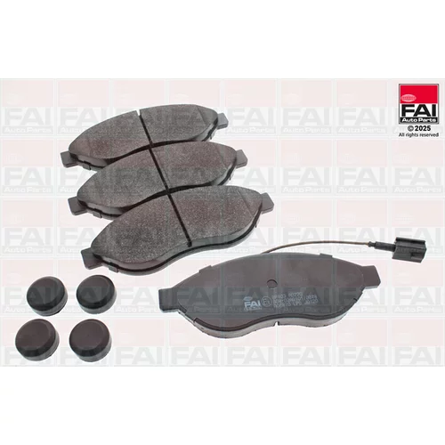 Sada brzdových platničiek kotúčovej brzdy FAI AutoParts BP403