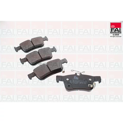 Sada brzdových platničiek kotúčovej brzdy FAI AutoParts BP421