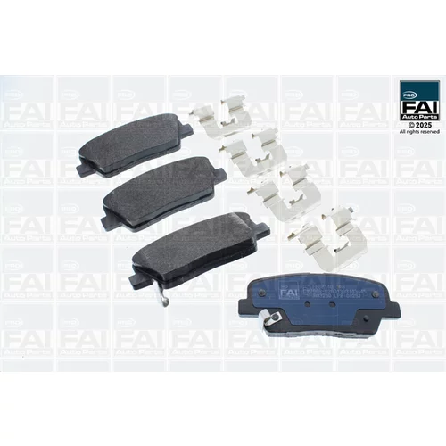 Sada brzdových platničiek kotúčovej brzdy FAI AutoParts FPBP140