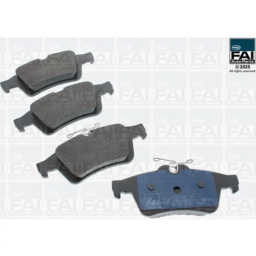 Sada brzdových platničiek kotúčovej brzdy FAI AutoParts FPBP230