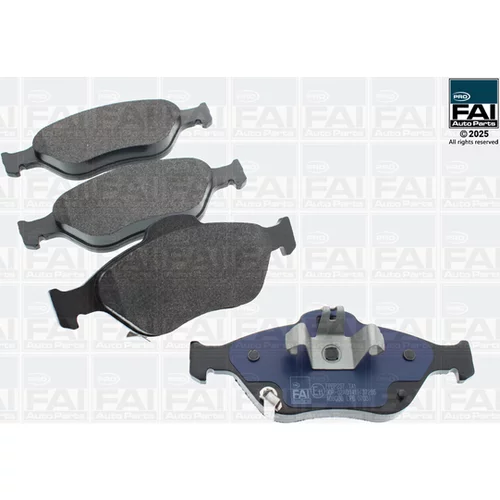Sada brzdových platničiek kotúčovej brzdy FAI AutoParts FPBP237