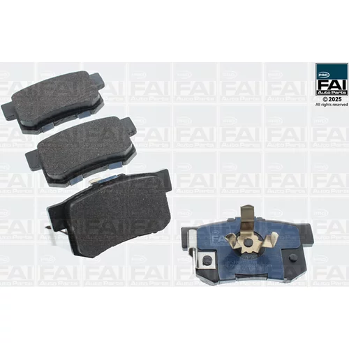 Sada brzdových platničiek kotúčovej brzdy FAI AutoParts FPBP327