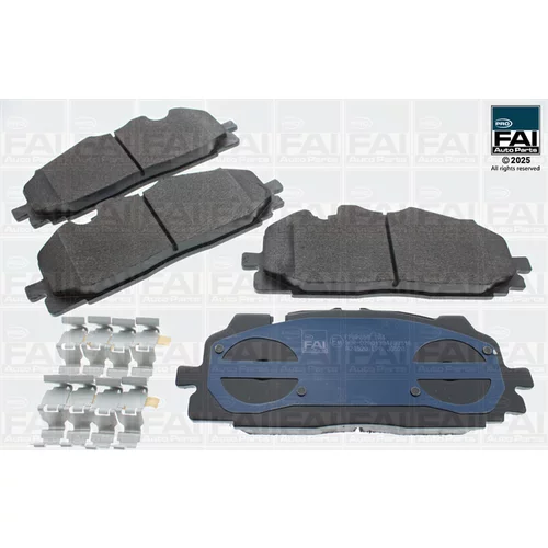 Sada brzdových platničiek kotúčovej brzdy FAI AutoParts FPBP659