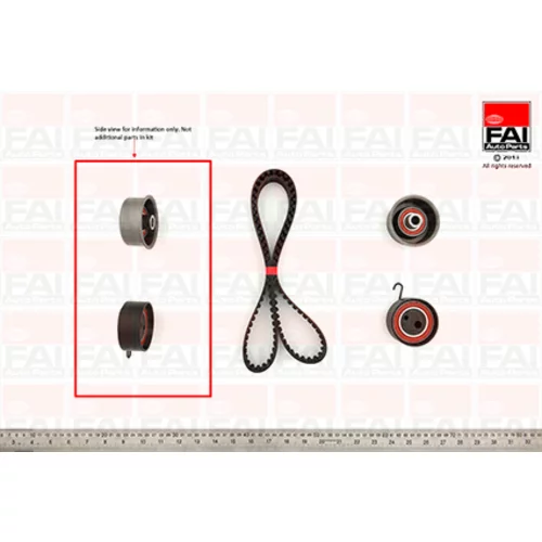 Sada ozubeného remeňa FAI AutoParts TBK434