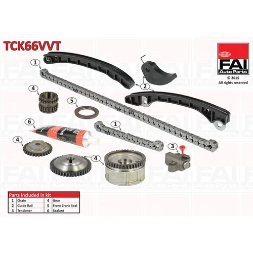 Sada rozvodovej reťaze FAI AutoParts TCK66VVT