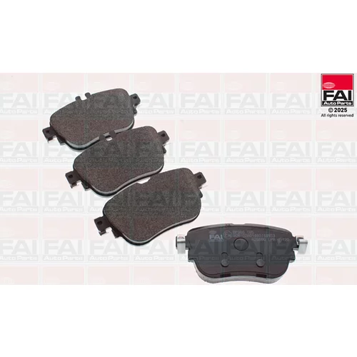 Sada brzdových platničiek kotúčovej brzdy FAI AutoParts BP360
