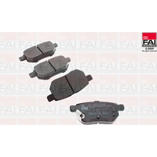 Sada brzdových platničiek kotúčovej brzdy FAI AutoParts BP415