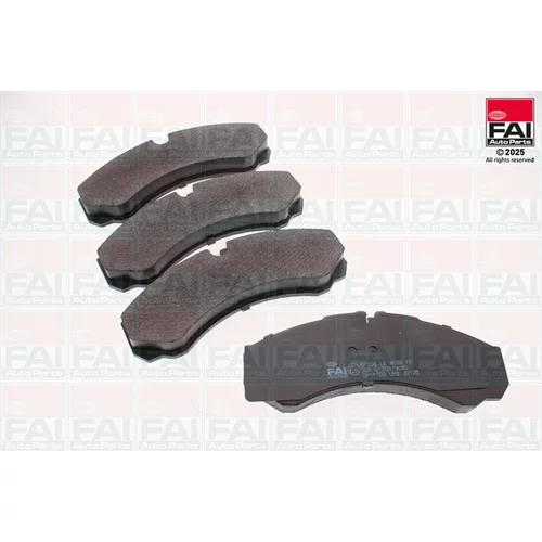 Sada brzdových platničiek kotúčovej brzdy FAI AutoParts BP506
