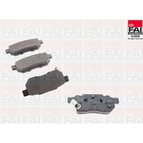 Sada brzdových platničiek kotúčovej brzdy FAI AutoParts BP581
