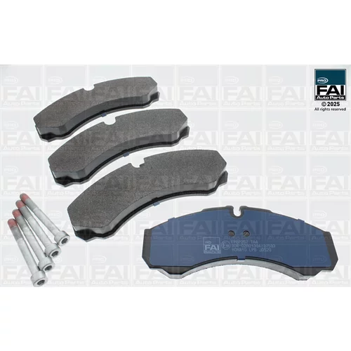 Sada brzdových platničiek kotúčovej brzdy FAI AutoParts FPBP257