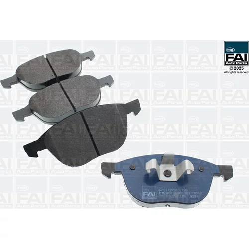 Sada brzdových platničiek kotúčovej brzdy FAI AutoParts FPBP310