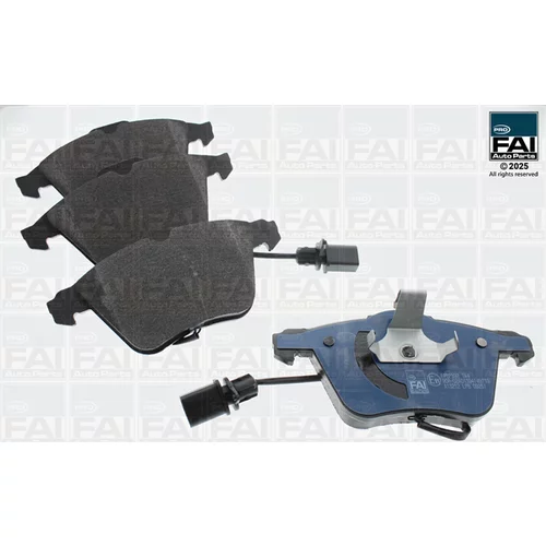 Sada brzdových platničiek kotúčovej brzdy FAI AutoParts FPBP392