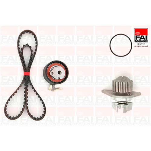 Vodné čerpadlo + sada ozubeného remeňa FAI AutoParts TBK145-6344
