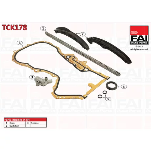 Sada rozvodovej reťaze FAI AutoParts TCK178