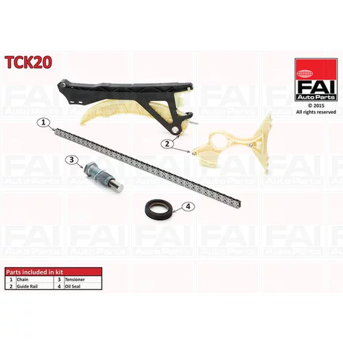 Sada rozvodovej reťaze TCK20 (FAI AutoParts) - obr. 1