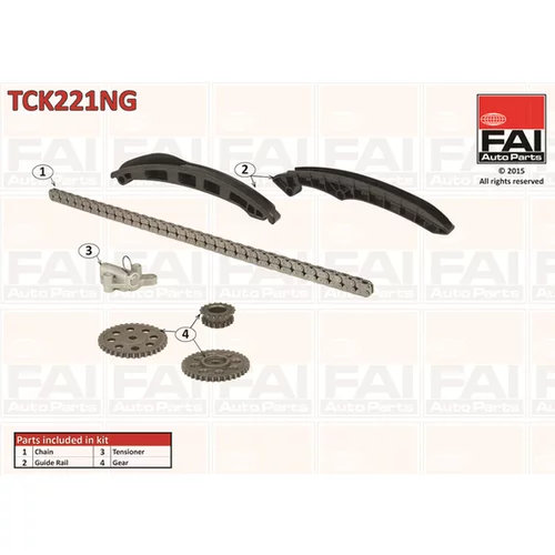 Sada rozvodovej reťaze FAI AutoParts TCK221NG