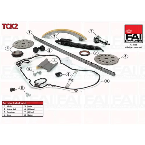 Sada rozvodovej reťaze TCK2 (FAI AutoParts) - obr. 1