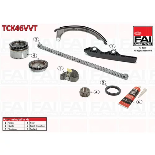 Sada rozvodovej reťaze TCK46VVT (FAI AutoParts) - obr. 1