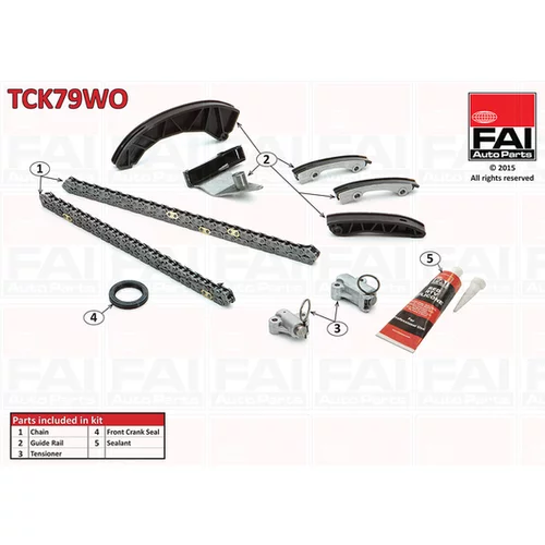 Sada rozvodovej reťaze TCK79WO (FAI AutoParts) - obr. 1