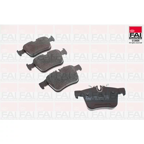 Sada brzdových platničiek kotúčovej brzdy FAI AutoParts BP217