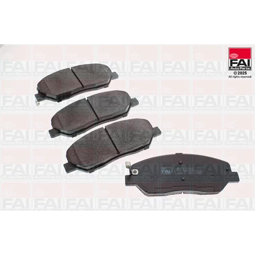 Sada brzdových platničiek kotúčovej brzdy FAI AutoParts BP274