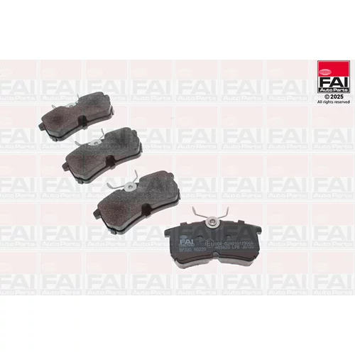 Sada brzdových platničiek kotúčovej brzdy FAI AutoParts BP330