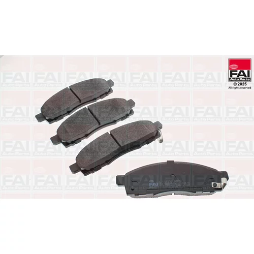 Sada brzdových platničiek kotúčovej brzdy FAI AutoParts BP359