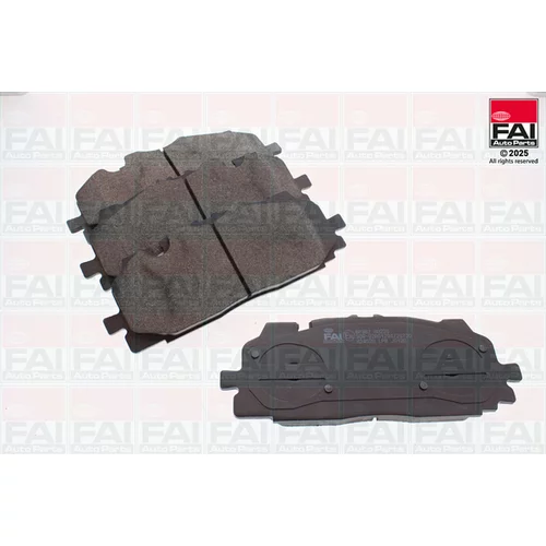 Sada brzdových platničiek kotúčovej brzdy FAI AutoParts BP382