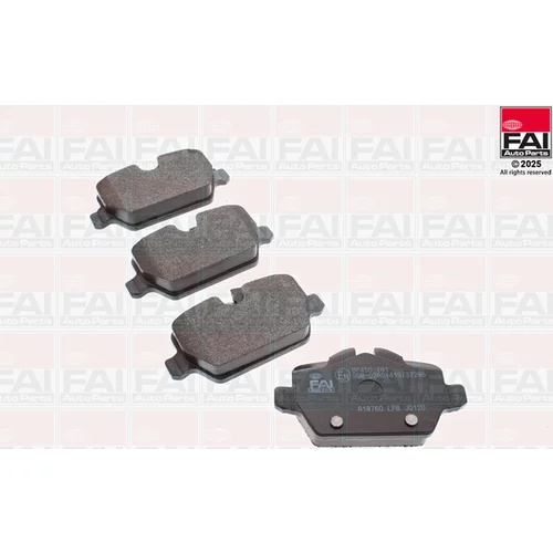 Sada brzdových platničiek kotúčovej brzdy FAI AutoParts BP450