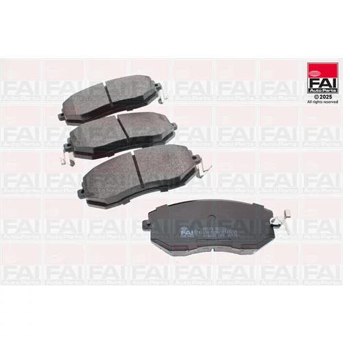 Sada brzdových platničiek kotúčovej brzdy FAI AutoParts BP513
