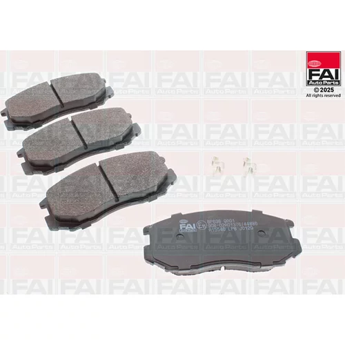Sada brzdových platničiek kotúčovej brzdy FAI AutoParts BP636
