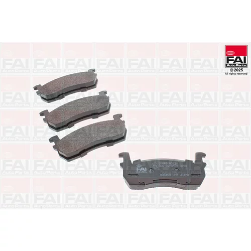 Sada brzdových platničiek kotúčovej brzdy FAI AutoParts BP683