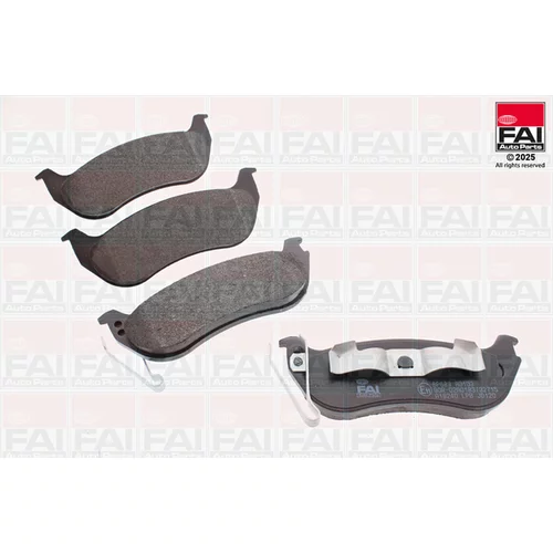 Sada brzdových platničiek kotúčovej brzdy FAI AutoParts BP689