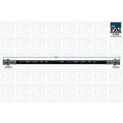 Brzdová hadica FAI AutoParts FPBH222