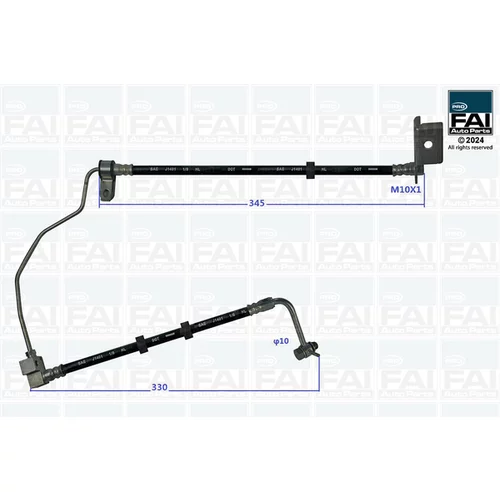 Brzdová hadica FPBH285 (FAI AutoParts)