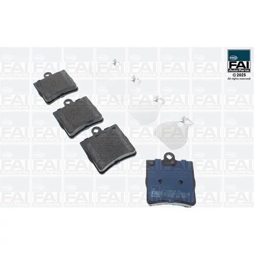Sada brzdových platničiek kotúčovej brzdy FAI AutoParts FPBP144