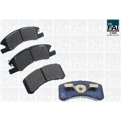 Sada brzdových platničiek kotúčovej brzdy FAI AutoParts FPBP247