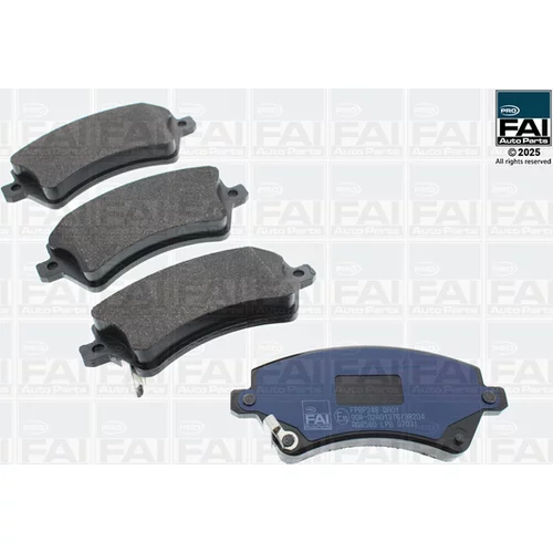 Sada brzdových platničiek kotúčovej brzdy FAI AutoParts FPBP248
