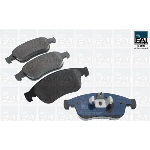 Sada brzdových platničiek kotúčovej brzdy FAI AutoParts FPBP351