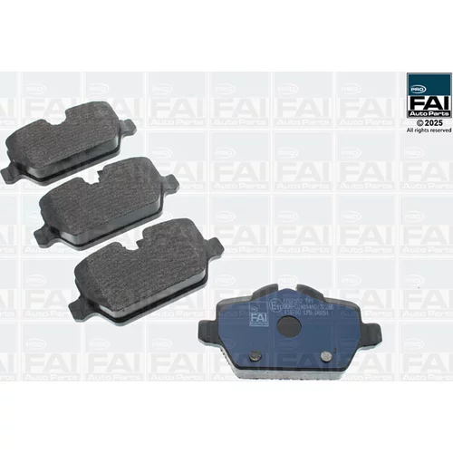 Sada brzdových platničiek kotúčovej brzdy FAI AutoParts FPBP532