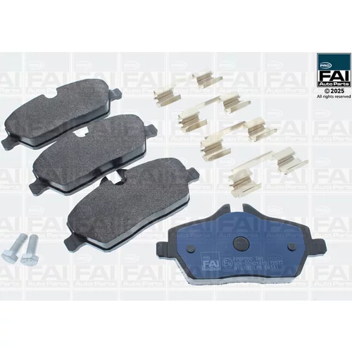Sada brzdových platničiek kotúčovej brzdy FAI AutoParts FPBP550