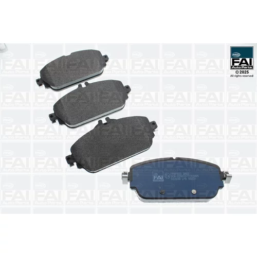 Sada brzdových platničiek kotúčovej brzdy FAI AutoParts FPBP603