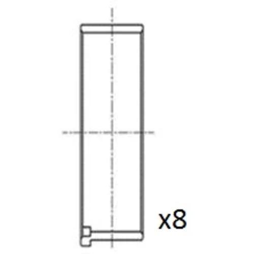 Ojničné ložisko FAI AutoParts BB2081-STD
