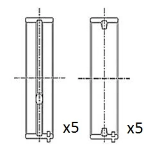 Ložisko kľukového hriadeľa BM1046-STD (FAI AutoParts)