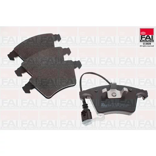 Sada brzdových platničiek kotúčovej brzdy FAI AutoParts BP182